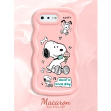 HONTINGA iPhone 7 Plus Uyumlu Kılıf Düşüme Önleyici Basitlik Anti Düşme Kamera Koruyucu Basit Pembe Yumuşak Silikon Couple Telefon Kılıfı Karikatur Desen K9-0269