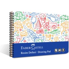 Resim Defteri, 25X35 Cm, 30 Yaprak, Pp Kapak, Spiral Cilt, 120G Kağıt, Kolay Koparılabilir Sayfalar, Boyama Teknikleri Sayfası Içerir