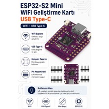 ESP32-S2 Mini Wifi Geliştirme Kartı - USB Type-C