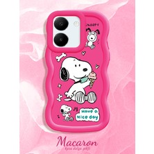 HONTINGA Vivo Y27S Uyumlu Kılıf Düşüme Önleyici Basitlik Anti Düşme Kamera Koruyucu Basit Kırmızı Yumuşak Silikon Couple Telefon Kılıfı Karikatur Desen K9-0269
