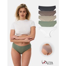 Alya Underwear Kadın Pamuklu Bato / Hipster Slip Külot - 5'li Paket (MULTICOLOR-P09)