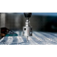 1 x Pro Multi Malzeme Delik Testeresi (Yumuşak Ahşap, Alçıpan Duvar Için, Ø 108 Mm, Profesyonel Aksesuar Matkap/tornavida)