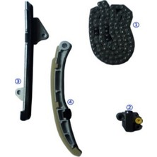 Bh Corolla 2004-2008 1.4 1ndtv/ Aurıs 2004-2009 1.4 / Yarıs 1.4 2005-2008 Dızel Motor Zıncır Takımı (4 Parca) 5 Ilerı