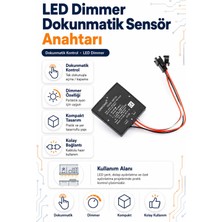 LED Dimmer Dokunmatik Sensör Anahtarı