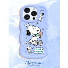 HONTINGA iPhone 14 Pro Max Uyumlu Kılıf Düşüme Önleyici Basitlik Anti Düşme Kamera Koruyucu Basit Mavi Yumuşak Silikon Couple Telefon Kılıfı Karikatur Desen K9-0269