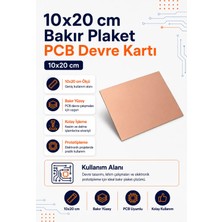 10X20 cm Bakır Plaket - Pcb Devre Kartı