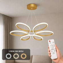 Avizego Niva LED Sarkıt Avize 3 Renk Kumandalı