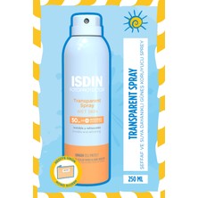 Isdın Fotoprotector Transparent Spray Wet Skin SPF50 250ML | Suya Dayanıklı Güneş Koruyucu Sprey