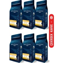 Moliendo Finest Coffee Blonde Coffe Blend Filtre Kahve Avantaj Paketi (Çekirdek Kahve) 6*1000 g