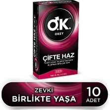 Çifte Haz Prezervatif 10 Adet