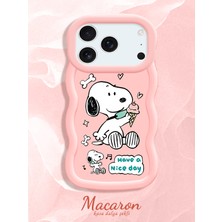 HONTINGA iPhone 17 Pro Max Uyumlu Kılıf Düşüme Önleyici Basitlik Anti Düşme Kamera Koruyucu Basit Pembe Yumuşak Silikon Couple Telefon Kılıfı Karikatur Desen K9-0269