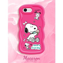 HONTINGA iPhone 6s Plus Uyumlu Kılıf Düşüme Önleyici Basitlik Anti Düşme Kamera Koruyucu Basit Kırmızı Yumuşak Silikon Couple Telefon Kılıfı Karikatur Desen K9-0269
