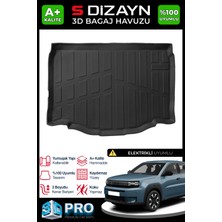 S-Dizayn Fiat Panda Elektrikli 3D Pro Bagaj Havuzu 2025 Üzeri A+ Kalite