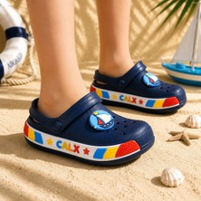 RS Riva Shoes Kaymaz Taban Yumuşak Esnek Hafif Yeken Figürlü Günlük Erkek Çocuk Cross Terlik Sandalet