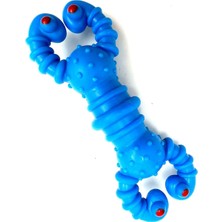 Tasma Market 12CM Istakoz Diş Kaşıma Tartar Temizleme Oyuncağı Mavi