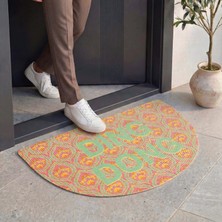 Cool Halı Passy Yarım Ay Boho Kapı Önü Paspası Retro Teras Balkon Outdoor Yazlık Ev Giriş Paspası