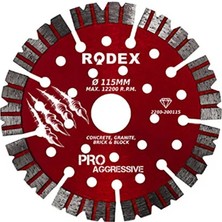 Rodex Elmas Kesme Diski Lazer Kaynaklı 115MM Pro