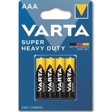 Varta Superlife 4 Aaa Çinko Karbon Pil