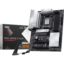 MSI X870E-P Wıfı Am5 Ddr5 8200MHZ(OC) 3x M.2 Usb4 Gbps HDMI 5g Lan Wıfı 7 Rgb Atx