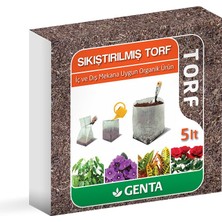 Genta Sıkıştırılmış Torf Cocopeat 5 Lt