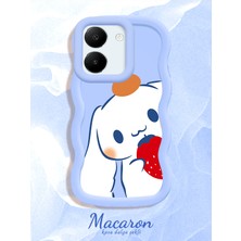 HONTINGA Vivo Y27S Uyumlu Kılıf Düşüme Önleyici Basitlik Anti Düşme Kamera Koruyucu Basit Mavi Yumuşak Silikon Couple Telefon Kılıfı Karikatur Desen K9-0272