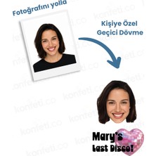 Konfeti.co Özel Tasarım Kişiselleştirilebilir Bride To Be Bekarlığa Veda Geçici Dövme Seti - 10 Adet