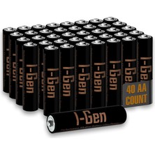 I-GEN I- A114 Ultra Alkalin Kalem Pil 40'lı Lr6 1.5V