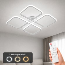 Avizego Nuvo LED Plafonyer Avize 3 Renk Kumandalı