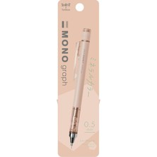 Tombow Mono Graph Mekanik Kalem, Sınırlı Baskı Renk, 0.5mm, Kayısı Pembesi