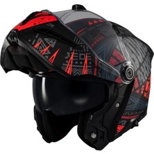 Axxis Axxıs Ghostfıghter Boho C3 Black Red Mat