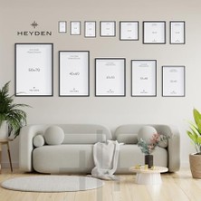 Limu Ahşap Çerçeve – Fotoğraf, Poster ve Özel Anılar Için Dekoratif Çerçeve (Beyaz, 20X20)