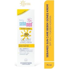 Baby Spf 50+ Uva - Uvb Filtresi ve E Vitamini Etkili Çok Yönlü Koruyucu Çocuk Güneş Kremi 75 ml