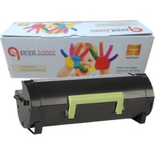 QPRİNT TONER Lexmark MS521 Muadil Toner 56F5U00 Çipli 25.000 Sayfa MX521 MX621 MS622 MX622  MS621