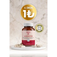 Erbatab Magnezyum 3 lü Form (Bisglisinat, Sitrat, Malat) & Vitamin B2 , B3 , B6 - 60 Kapsül