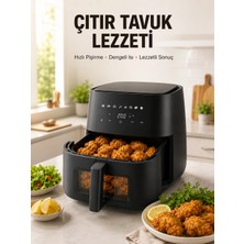 Astraltech Geniş Hazneli Air Fryer Hızlı ve Pratik Pişirme Makinesi