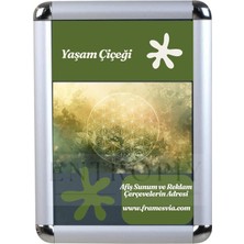 4 Adet Videolu - Set A4 21X30 Belge Çerçevesi - Rondo Açılır Kapanır – Işyeri Eczane Kurum Avm Okul Için Duvara Monte Edilebilir (4)