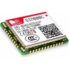 Meon Robotik Otomasyon SIM800C Gsm Gprs Modül Sımcom 4 Bant Smt Haberleşme Modülü (Imeı Kayıtlı)