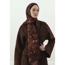 Fresh Scarfs Dark Beauty Desenli Pamuk Viskon Şal Bordo