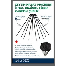 AtlasH ZEYTİN HASAT / SİLKME MAKİNASI KARBON FİBER ÇUBUK 5 MM 10 Adet