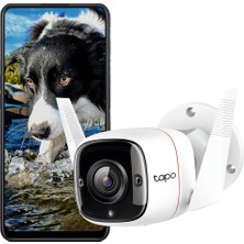 Tapo C310, 3mp Dış Mekan Wi-Fi/ethernet Güvenlik Kamerası, Hareket Algılama, IP66 Su Geçirmez, 30M Görüşü