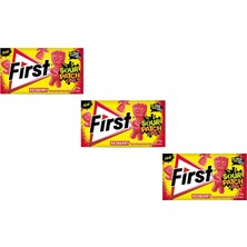 First Sour Patch Kids Redberry Kırmızı Meyve Aromalı Şekersiz Sakız 27 G - 3'lü Paket