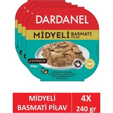 Dardanel Hazır Yemek Midyeli Basmati Pilav 240 gr x 4 Adet