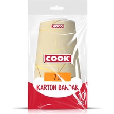 Elivora Store Kağıt Bardak, 7 Oz (207 Ml), 10 Adet, Tek Kullanımlık