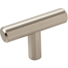 Elivora Store Amerock 10BX19009CSG9 Bar Çekilir 1 – 15/16 (49 Mm) Uzunluk Knob-10 PACK-19009, Sterling Nikel