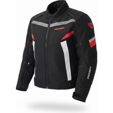 Prosev CE2150 4 Mevsim Motosiklet Montu Siyah-Kırmızı Motorcu Mont