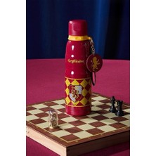 Elivora Store Miniso Harry Potter Lisanslı Charmlı Termos 600 ml Kırmızı