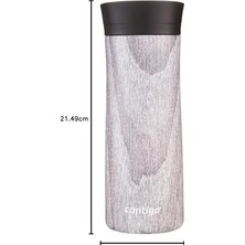 Elivora Store Üniseks Pinnacle Snapseal Termo Paslanmaz Çelik Yalıtımlı KUPA,GRI,420 ml