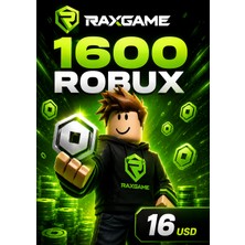 Nagazi 1600 Robux Roblox Dijital Kod Anında Teslimat Güvenli Robux Satın Al Tr Hesap Uyumlu
