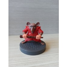 Hureggo Vintage Burger King King Jr. 2026 Tales Of The Tmnt Usta Splinter (Master Splinter) Figür Oyuncak - 6.5 cm