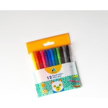 Elivora Store 4’lü Boyama Seti + Resim Defteri 25X35, 12 Renk, Keçeli Kalem, Kuru,pastel ve Sulu Boya, Fırça Dahil